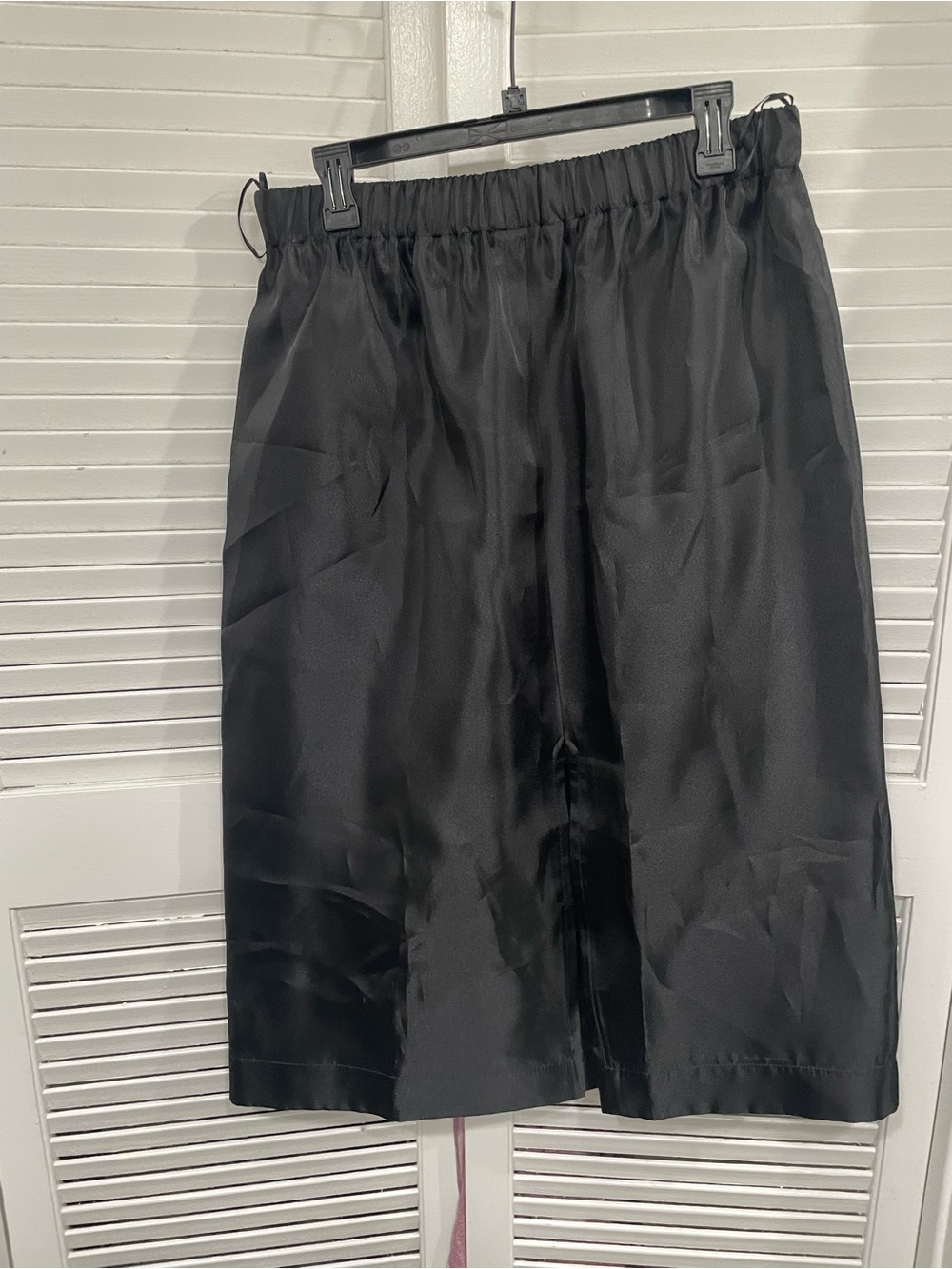 NWT Black Ruffled Midi Skirt - Women's Black Midi Skirt - Picture 3 of 12